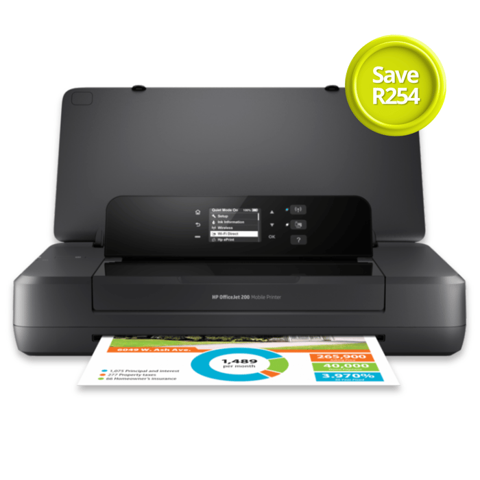 HP OfficeJet 202 Mobile Printer image